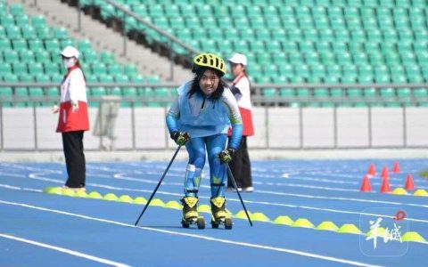 我市运动员闪耀残特奥会越野滑轮赛场
