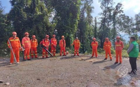 赤壁官塘驿林场筑牢森林防火防线