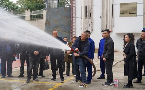 省纤检局黄冈分局组织开展消防培训与应急演练活动