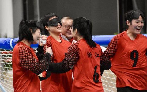 人工智能与自动化学院科技助残成果亮相全国残特奥会盲人门球项目