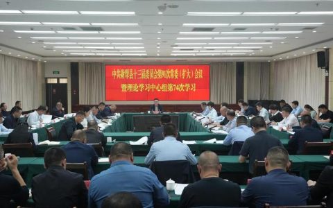 李军杰在市委理论学习中心组集体学习时强调