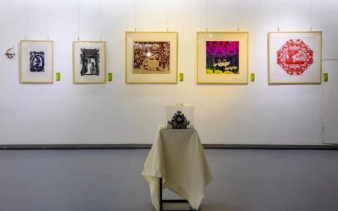 江汉艺术职业学院第二十一届艺术节美术作品展开展