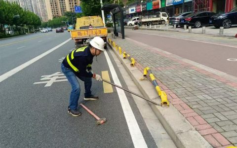 叶王路市政设施精细化提升