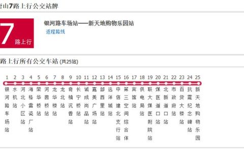 7路公交线路调整