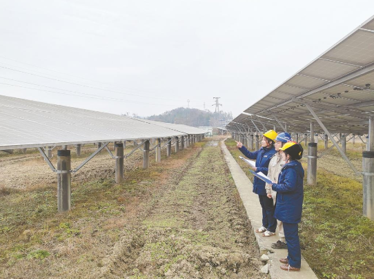 国网黄冈供电公司稽查大唐太阳能罗田公司用电安全