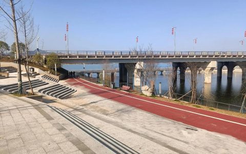 黄石颐阳路西延项目冲刺收尾  “水上公路”月底通车　磁湖畔将添新地标