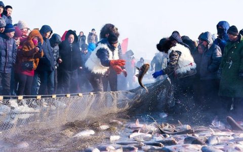 武山湖冬捕正当时