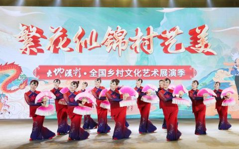 汪场镇大学生返乡助农 文艺汇演提振乡村消费活力