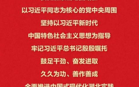 @湖北干部，明确四个“定”，读懂八个字