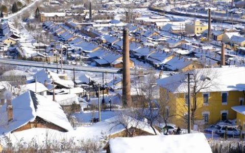 美丽乡村 冬景如画