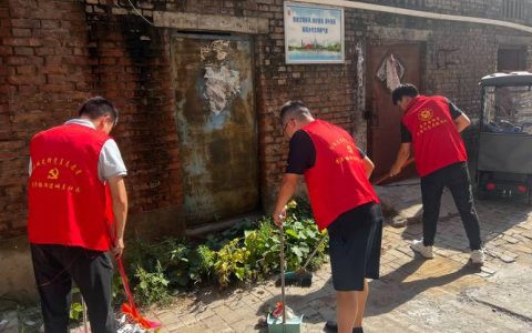 青龙沟社区开展人居环境集中整治