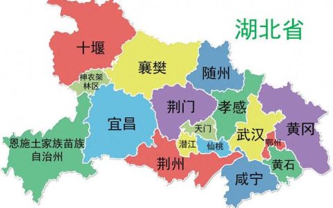 1、3、6，标注湖北经济地理新方位