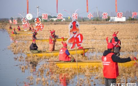 2025“潜江龙虾”冬捕活动举行