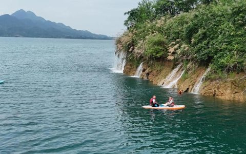 阳新仙岛湖亮相海南康博会