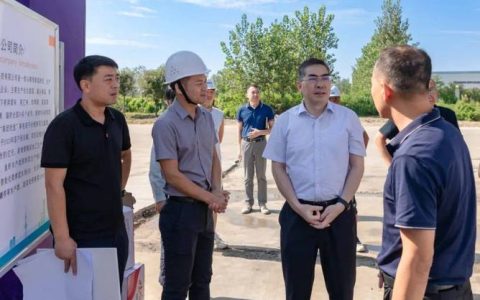 孙道军调研部分重点企业生产经营和重点项目建设情况