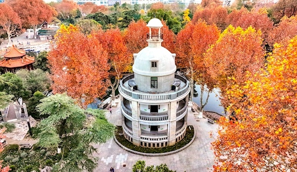 武汉中山公园张公亭即将重新开放