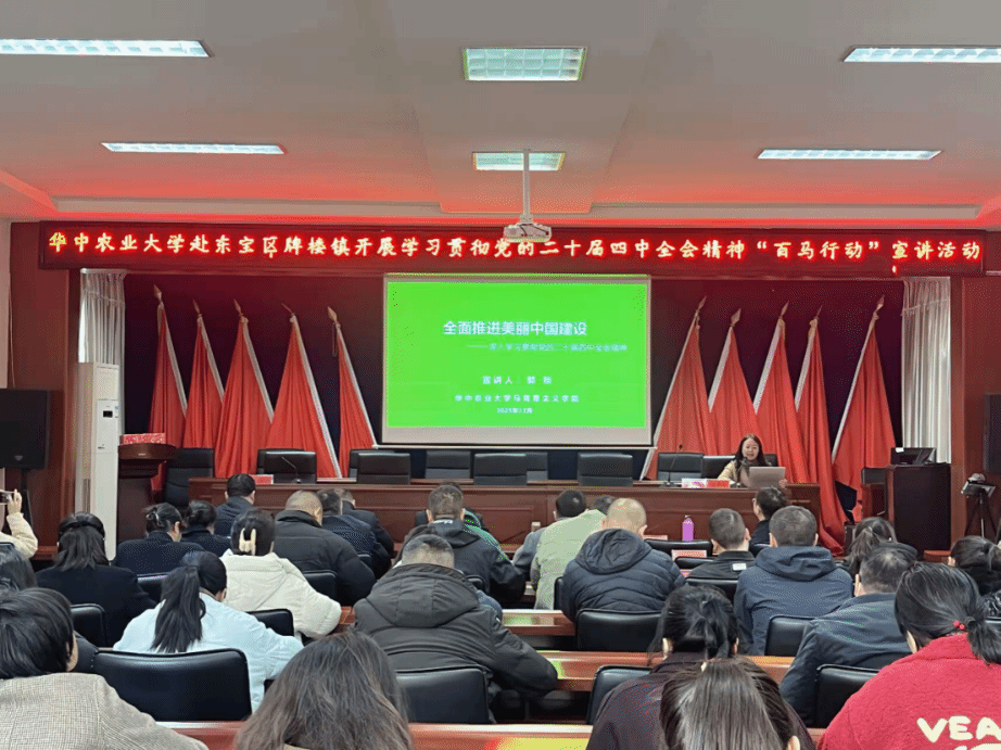 “百马行动”宣讲队推动党的二十届四中全会精神落地基层