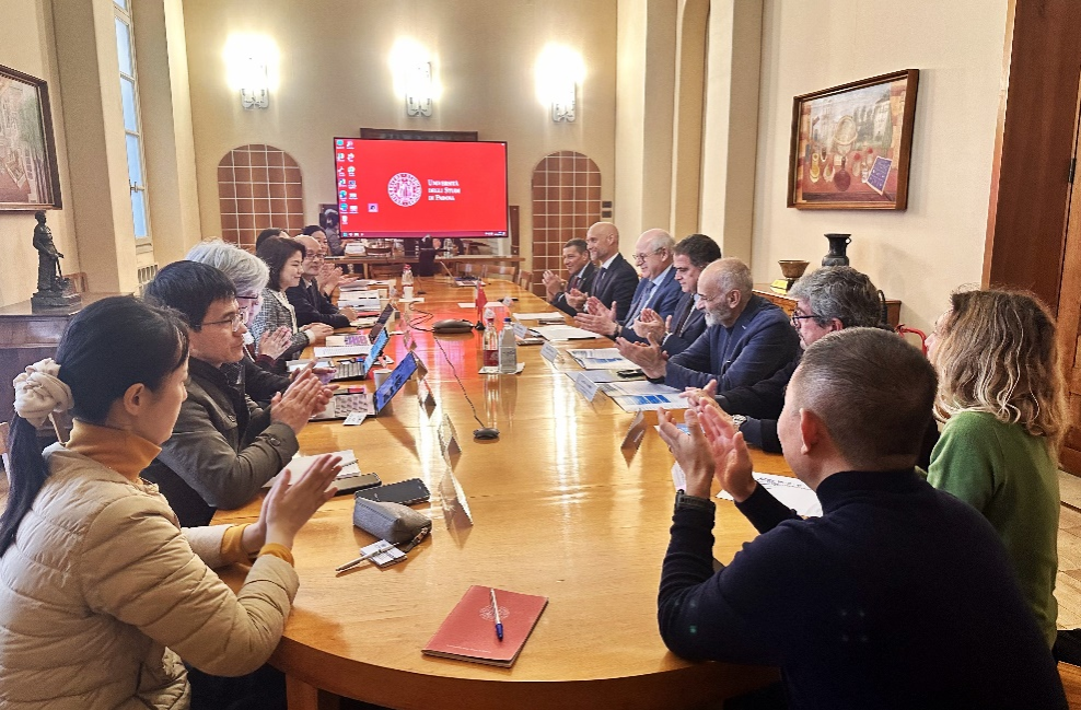 华中科技大学代表团访问意大利深化教学科研合作