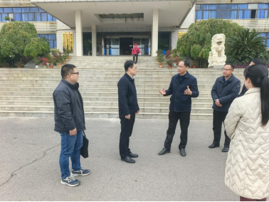 胡国珍校长调研下陆长乐山工业园