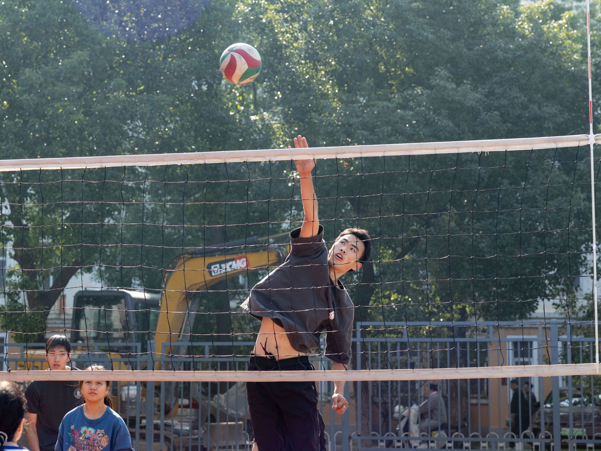 第二届 “师生融乐” 排球赛开赛