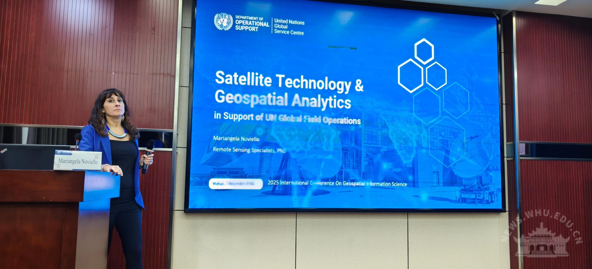 联合国全球服务中心代表团访问武汉大学