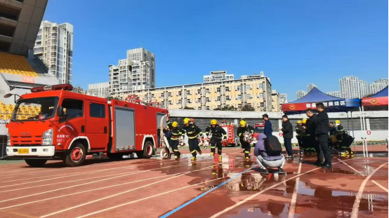 我校代表队获武汉市高校消防技能大赛团体一等奖