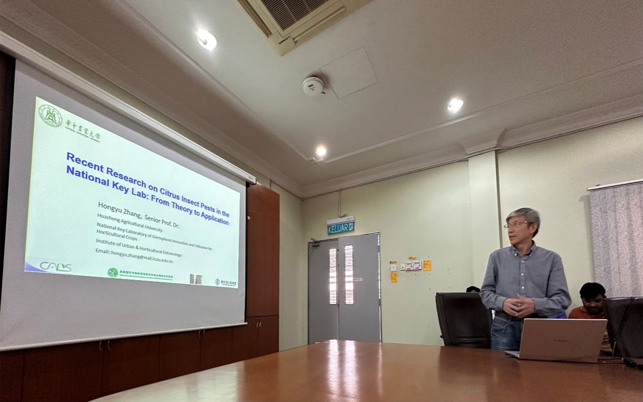 园艺林学学院、果蔬园艺作物种质创新与利用全国重点实验室代表团赴马来西亚开展国际交流与合作