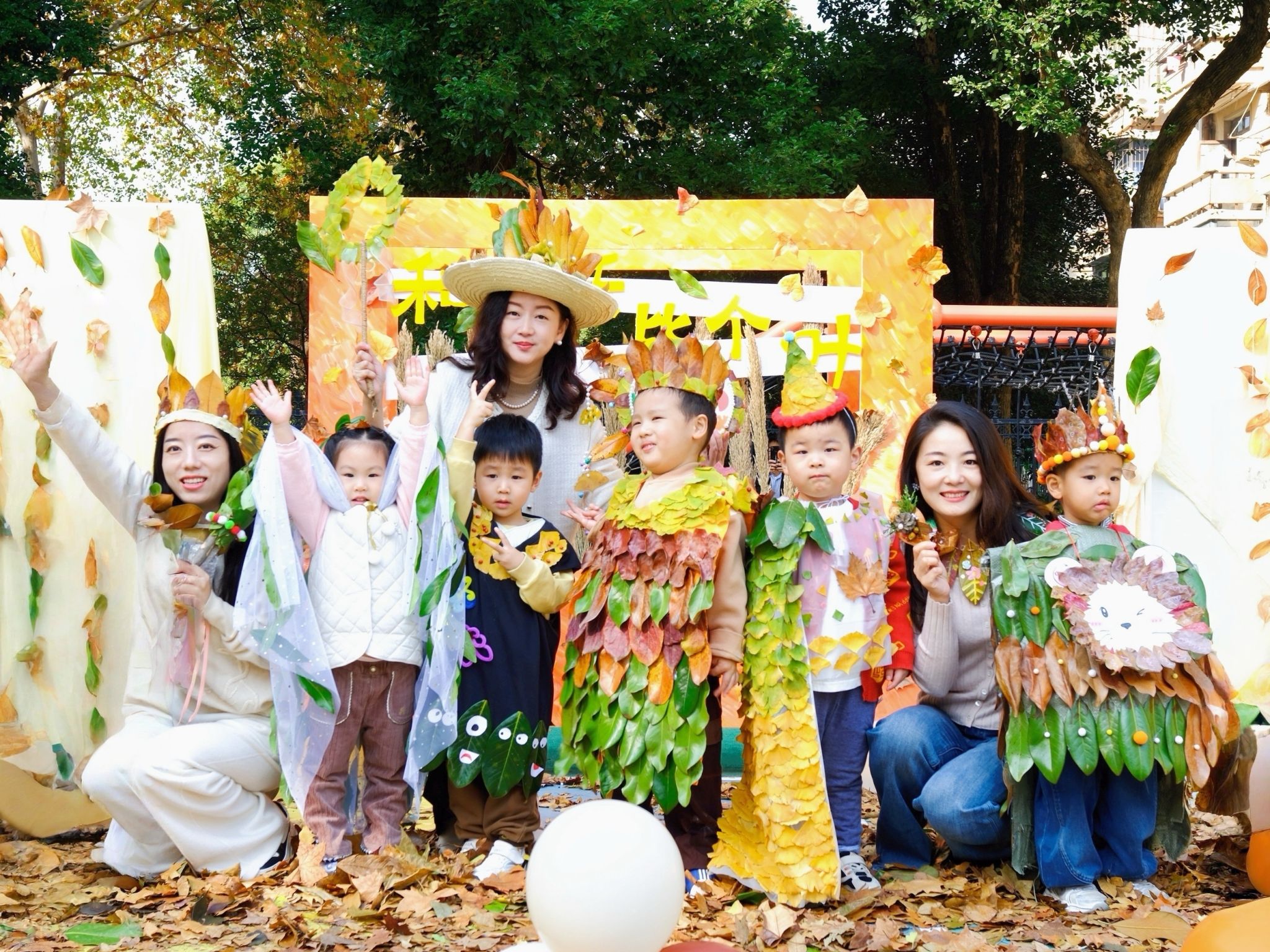 一起给冬天比个“叶”：华中农业大学幼儿园开展自然教育活动