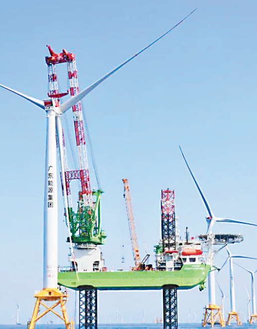 中铁大桥局承建50余个海上风电项目
