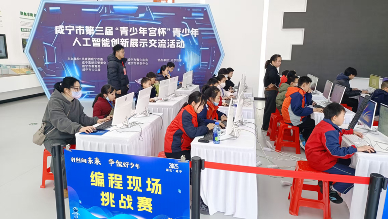 300余名中小学生同台竞技 全市青少年人工智能创新展示亮点十足