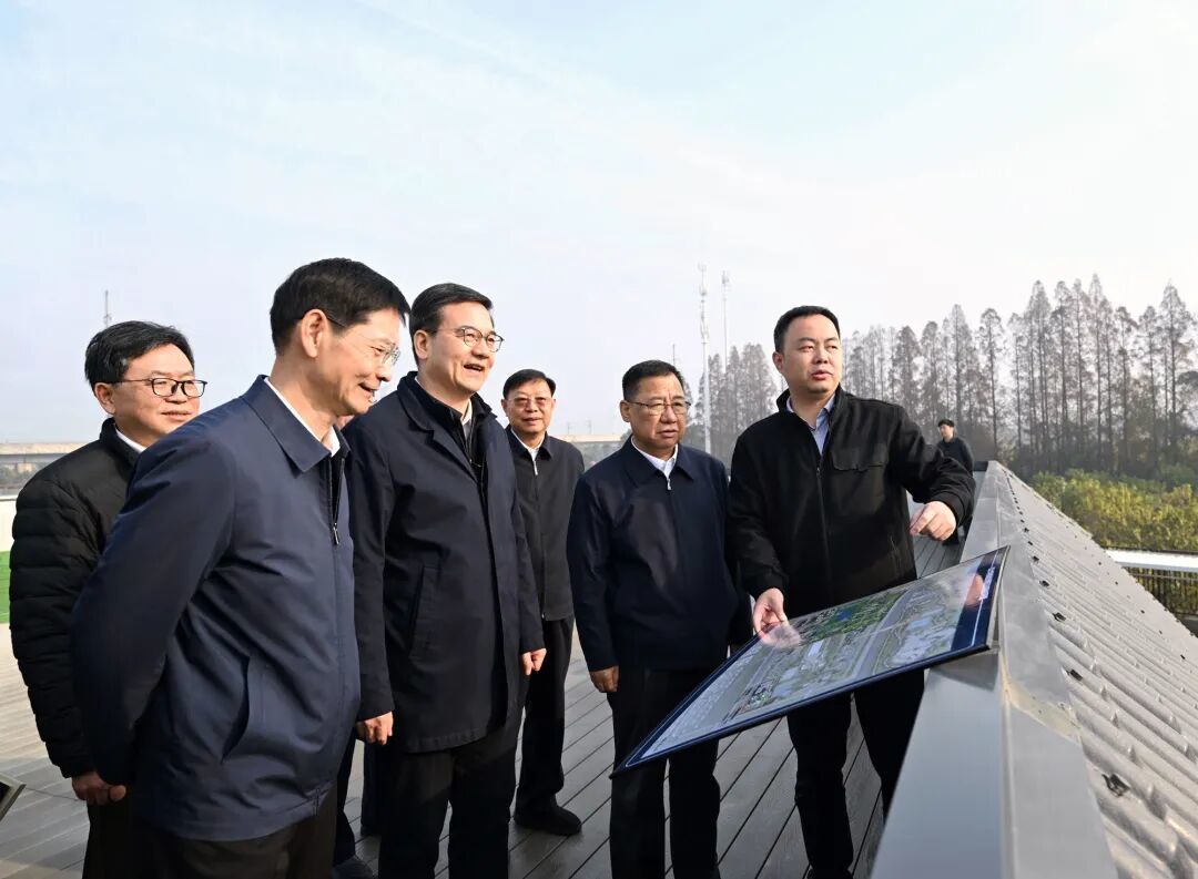 盛阅春到长江新区调研并召开座谈会