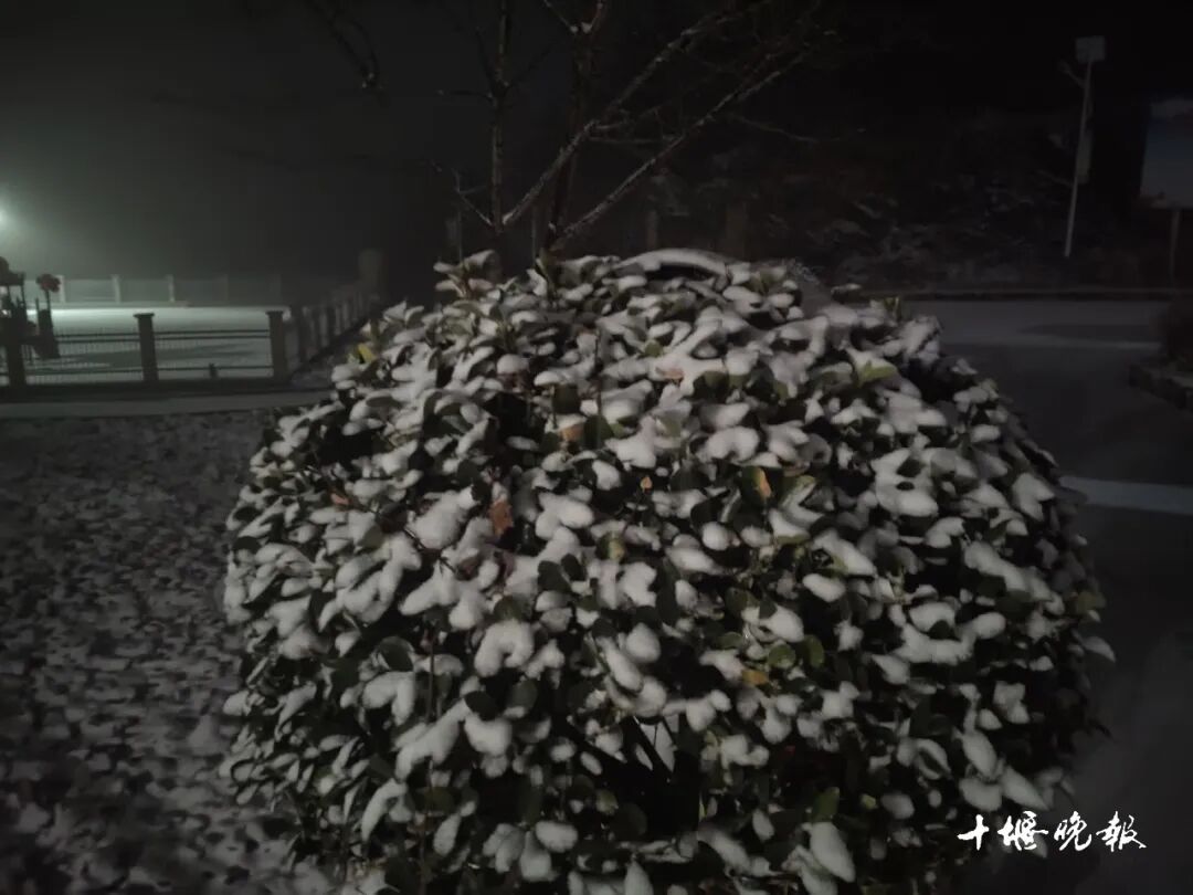 十堰下雪啦!