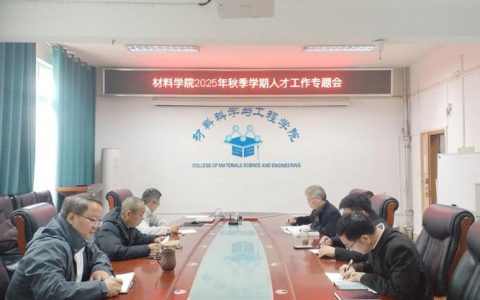 【人才队伍建设年】材料学院举行2025年度人才工作会议