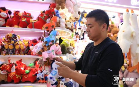 十堰年货市场“马” 力全开 生肖饰品热销