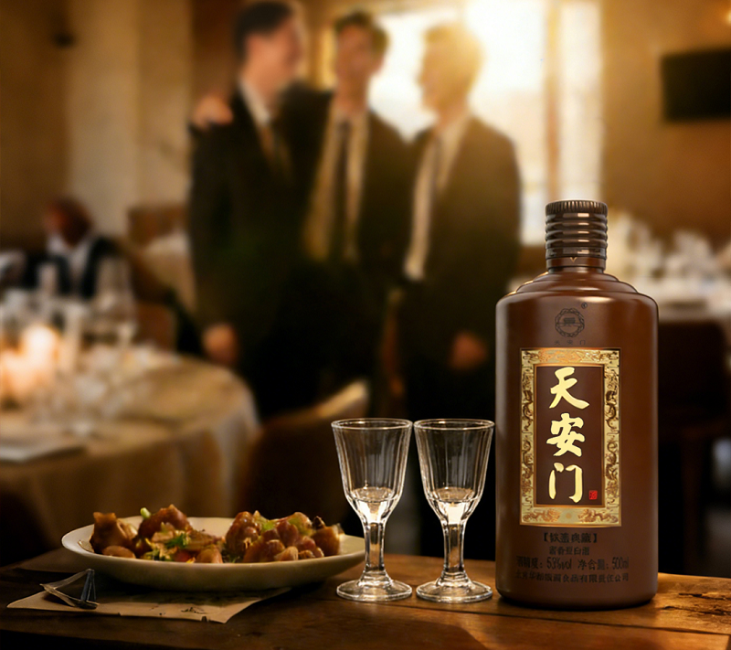 2026第一杯酒，铁盖天安门酒·步步高升敬每一个正在向上的中国家庭