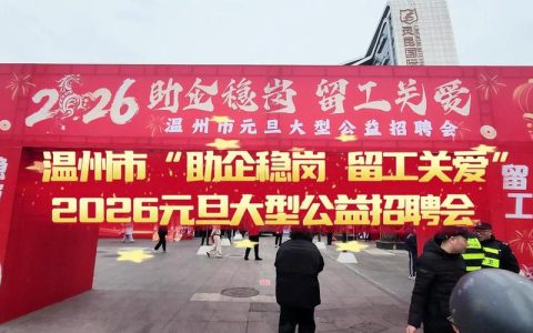 温州2026年首场大型公益招聘会在海经区圆满举行！