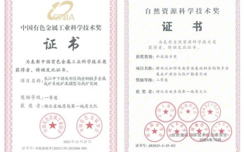 地大获湖北省科学技术奖励