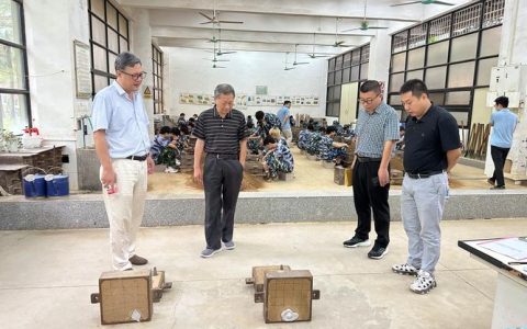 大悟县中等职业技术湖北理工学院来校调研交流