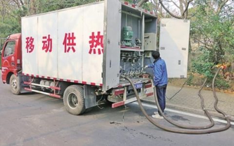 垃圾发电余热存进移动供热车，湖北首个“暖气外卖员”上岗