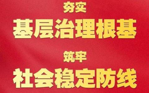 基层治理向实而行