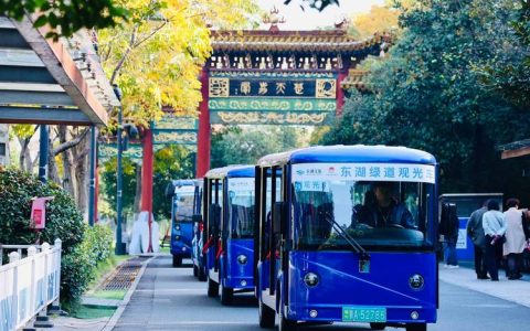 东湖绿道128辆新观光车上线：扫码就走、等车不慌，还有“大脑”