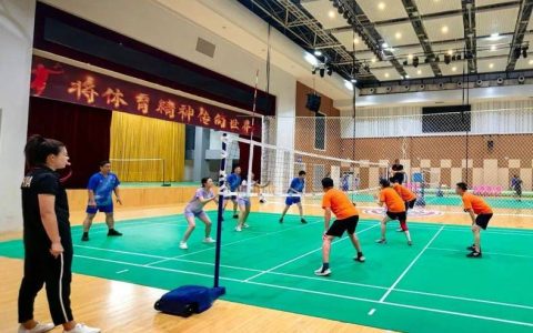 2026年度市直人社系统气排球比赛在机关职工活动中心举行