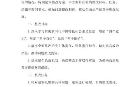 2025年校内巡察完成反馈