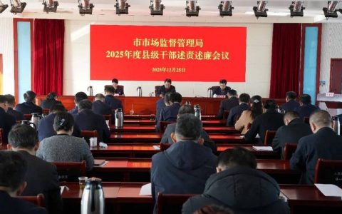 2025年度县市区和市直单位“一把手”述责述廉会议召开