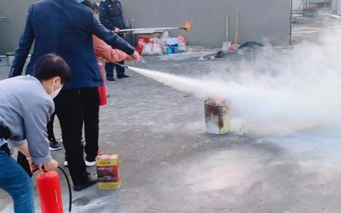 潜江农发检测公司开展冬季消防演练