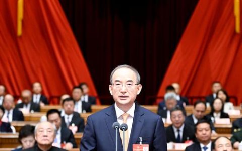 省十四届人大四次会议武汉代表团召开第一次全体会议，推选盛阅春为武汉代表团团长