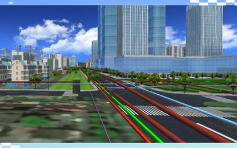 19孔通信管道入地织就城市清爽天际线