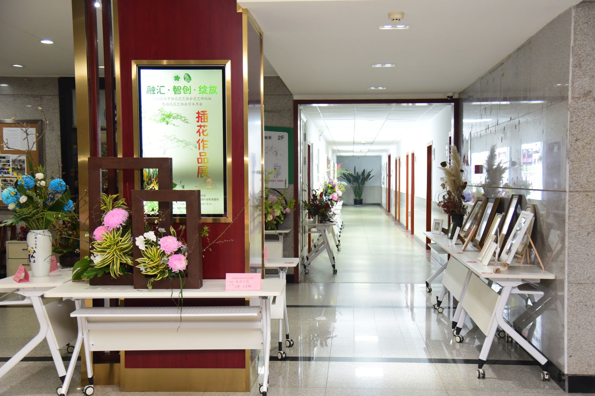 融汇智创 绽放芳华：2025武汉市插花花艺协会首届学术年会在华中农业大学举行