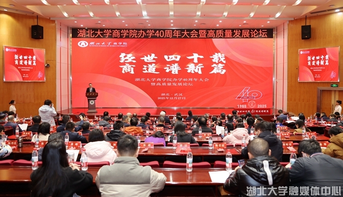 商学院办学40周年大会暨高质量发展论坛举行