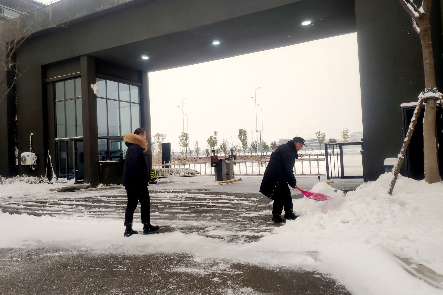襄阳书院：师生同心打赢积雪“歼灭战”